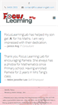 Mobile Screenshot of focuslearninglab.com